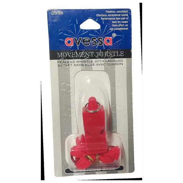 Avessa DK-20 İpli Antrenman Düdüğü Kırmızı