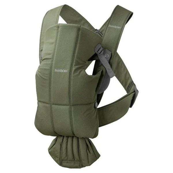 BabyBjörn Mini 3D Cotton Dark Green Kanguru