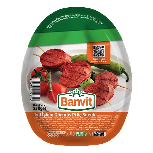 Banvit Piliç Kangal Sucuk 250 gr