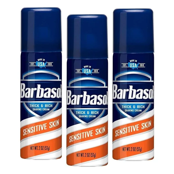 Barbasol Hassas Ciltler İçin Tıraş Köpüğü 57GR