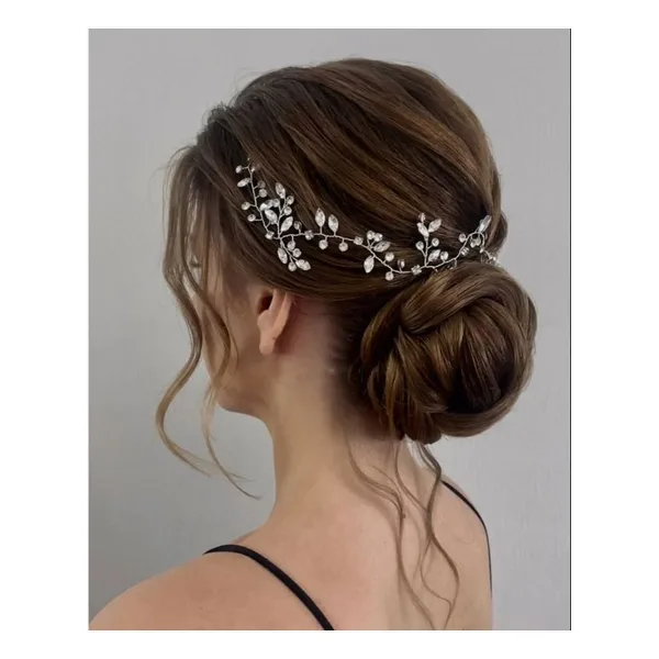 BBA TULLE STORE KRİSTAL YAN MODEL GELİN TACI,GELİN SAÇ AKSESUARI GELİN TACI DÜĞÜN AKSESUARI KINA TACI NİŞAN TACI