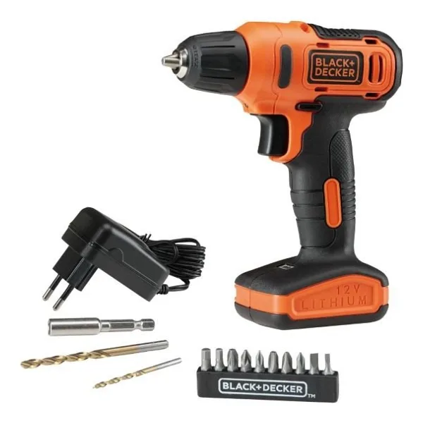 Black+Decker LD12SA 12 V 1.5 Ah Akülü Vidalama Makinesi
