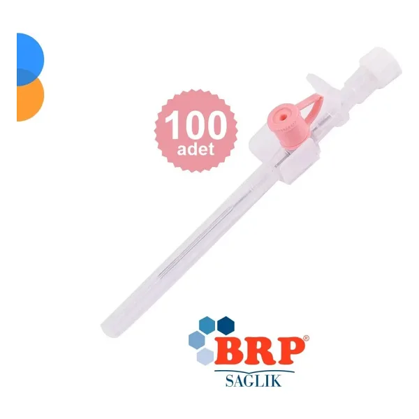 Brp Branül (Intraket) Pembe 20G - 100 Lü Kutu