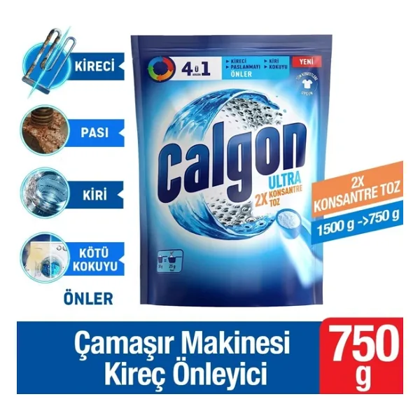 Calgon Toz 4Un1 Ultra Konsantre 750 Gr