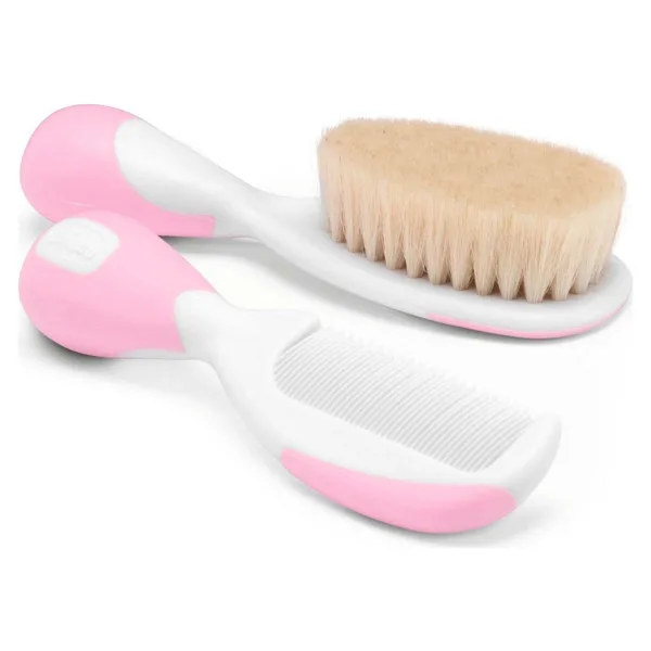 Chicco Bebek Fırça Tarak Seti 933 Pembe