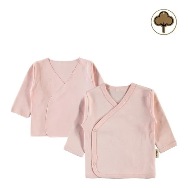 Civil Baby Bebek Organik İç Dış Zıbın Takımı 0-1 Ay Pembe
