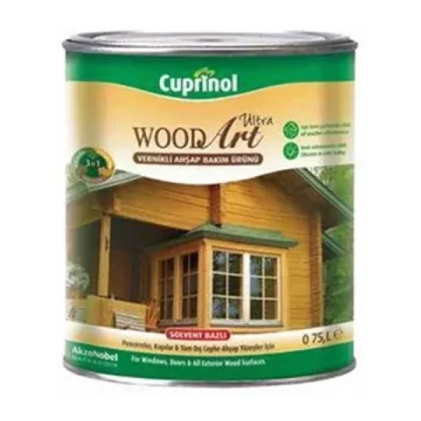 Cuprinol Wood Art Ultra Vernikli Ahsap Koruyucu Tik 0.75Lt