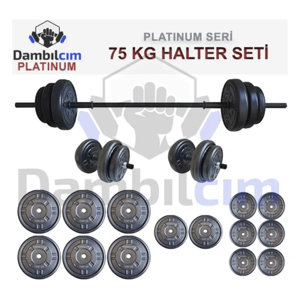 Dambılcım Platinum 75 kg Dambıl Seti