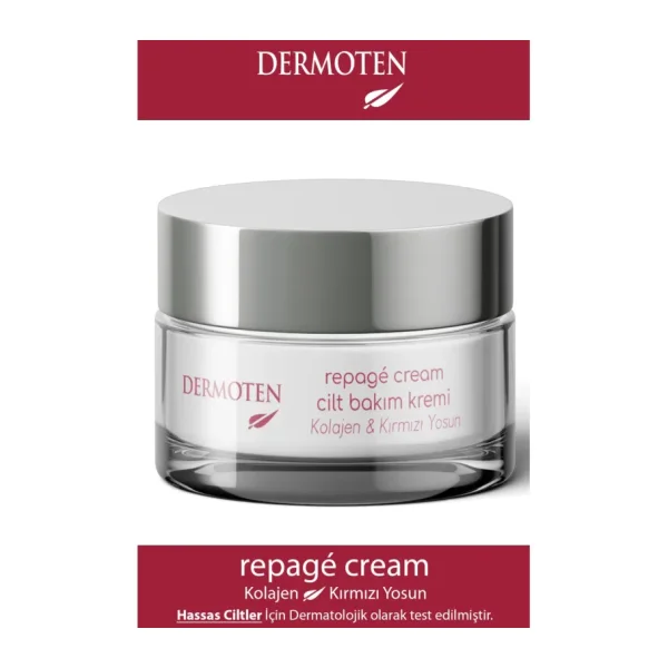 Dermoten Repage Kolajen & Kırmızı Yosun 50 ml Cilt Bakım Kremi
