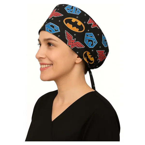Desenli Doktor Hemşire Aşçı Cerrahi Bone Hastane Bone Bandana M017