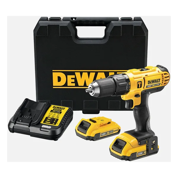 Dewalt DCD776D2 18 V Çift Akülü 2 Ah Darbeli Matkap