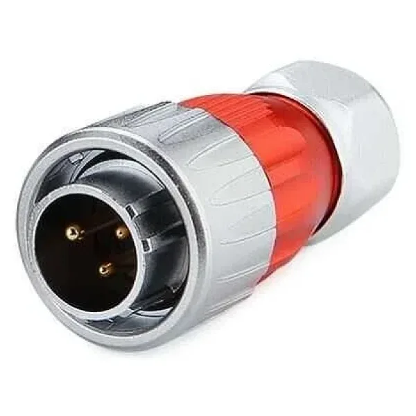 DH-20-C03PE-03-001 3-Pin Su Geçirmez Konnektör - Erkek