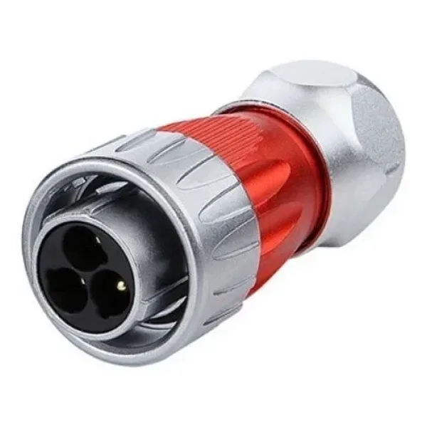 DH-24-C03PE-03-001 3-Pin Su Geçirmez Konnektör - Erkek