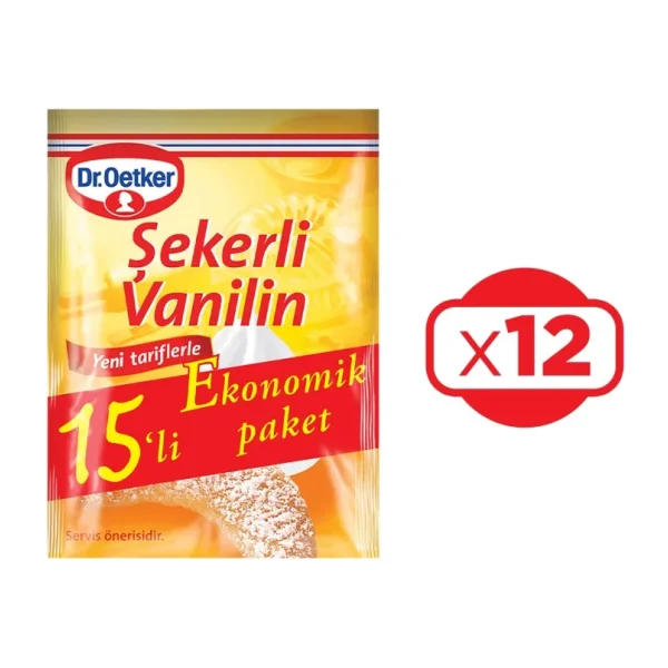 Dr. Oetker Sekerli Vanilin 15Li 75 Gr X 12 Paket