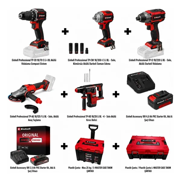 Einhell Professional Makine Seti Professional Makine Seti