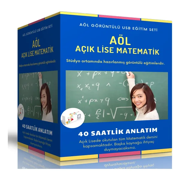 Enine Boyuna Eğitim Aöl Açık Lise Matematik Görüntülü Eğitim Seti