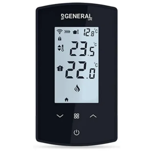 General Gaıa Ht-500s Smart Oda Termostatı Siyah