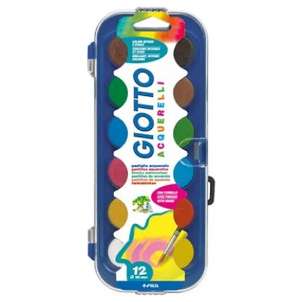 Giotto Acquerelli 30 mm 12'li Sulu Boya