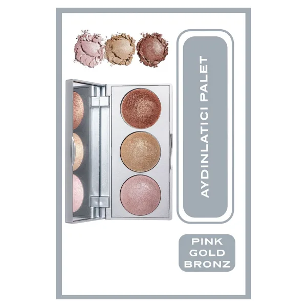 Golden Rose Strobing Highlighter Paleti
