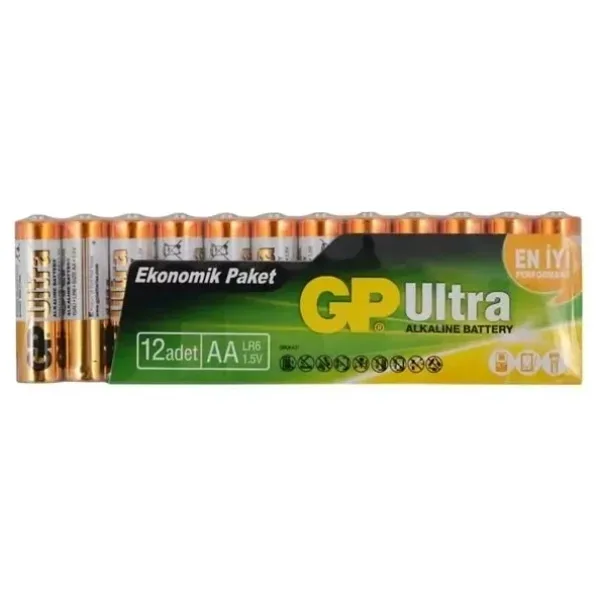 GP LR6 1.5V Ultra Alkalin 12’li Kalem Pil