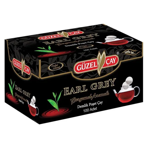Güzel Çay Earl Grey Demlik Poşet Çay Bergamotlu 3.2 g x 100 Adet