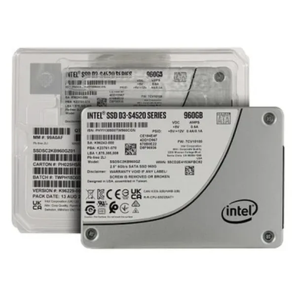 Intel D3-S4520 960GB Sata 3 SSD SSDSC2KB960GZ01