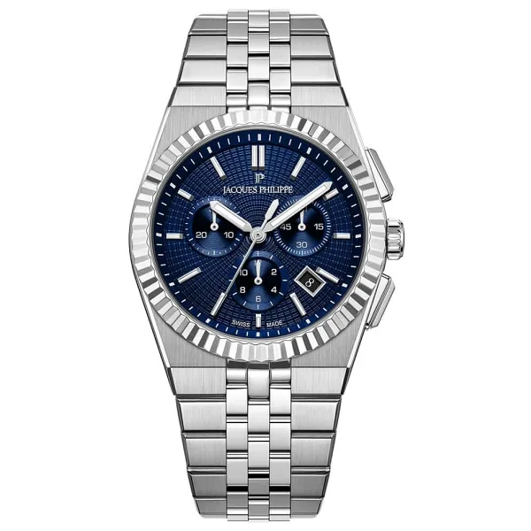 Jacques Philippe Virtus Chrono JPQGC1051336 Lacivert Erkek Kol Saati