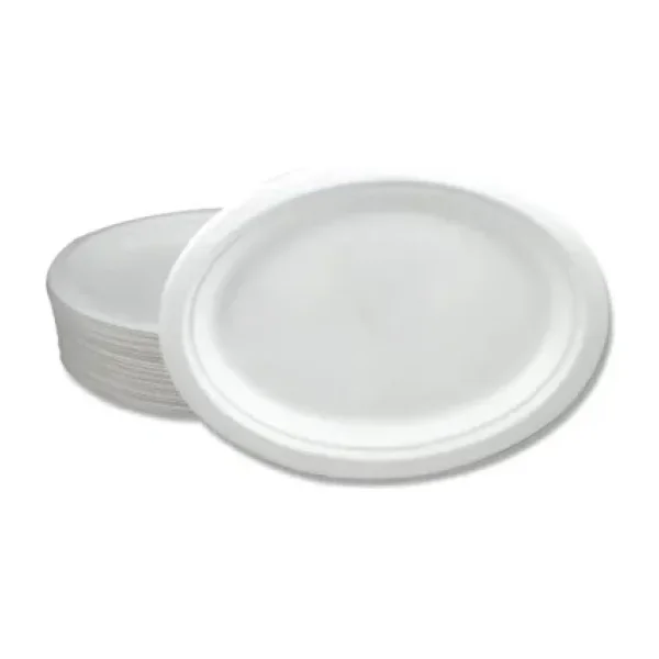 Kafem Ekolojik Karton Oval Tabak 26 CM 25 Adet