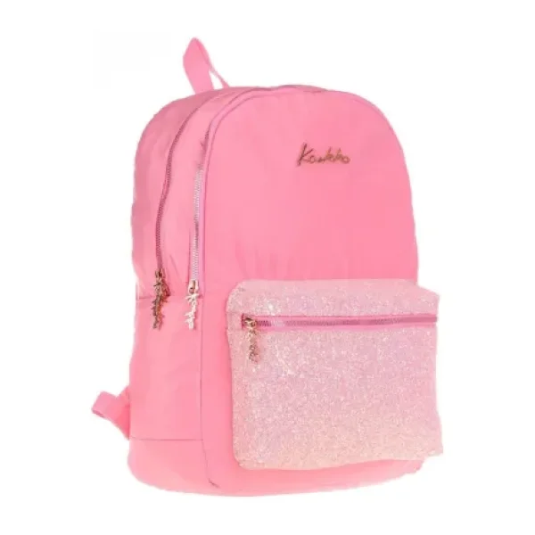 Kaukko Bright Taşlı Rose Okul Sırt Çantası