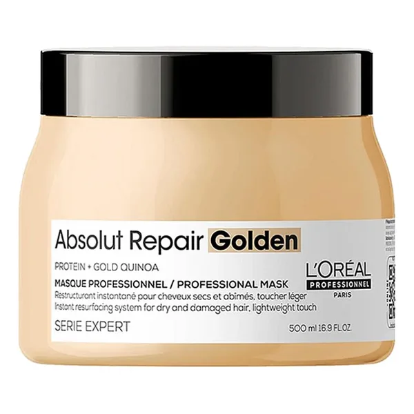 L'Oreal Paris Serie Expert Absolut Repair Golden Onarıcı Altın Saç Maskesi 500 ml