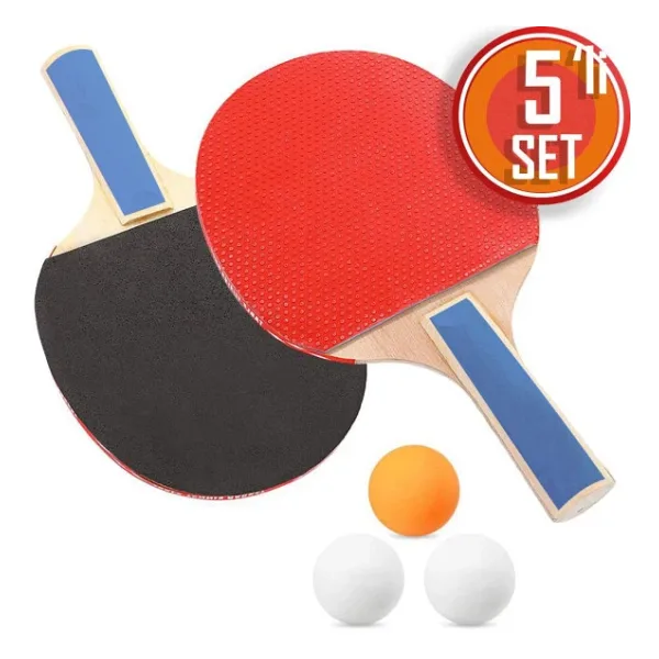 Masa Tenisi Raketi Seti Tenis Topu Set 5 Parça Başlangıç Seti