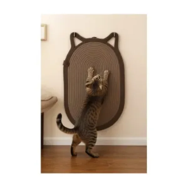 Mikopet Dekoratif Kedi Kulaklı Tırmalama Paspası