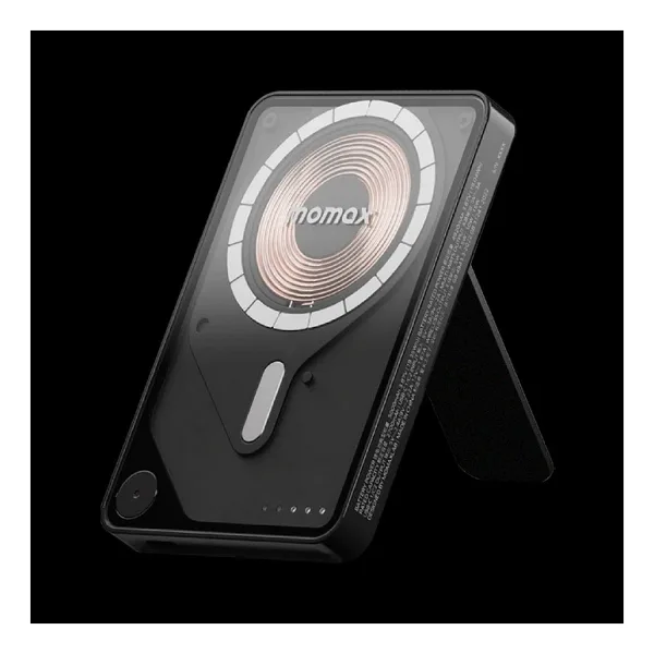 Momax 1-Power X Pro Siyah 5000 mAh Hızlı Şarj Kablosuz Powerbank