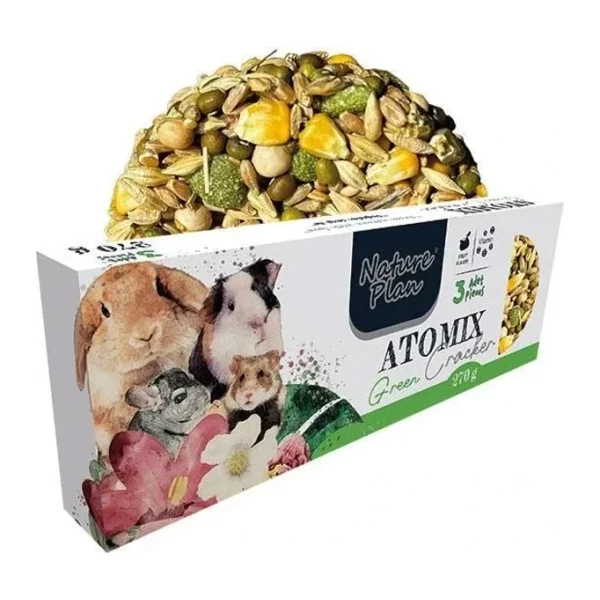Nature Plan Atomix Cracker Green 270 gr Kemirgen Yemi