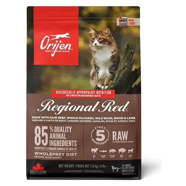 Orijen Regional Red Tahılsız 1.8 kg Yetişkin Kedi Maması