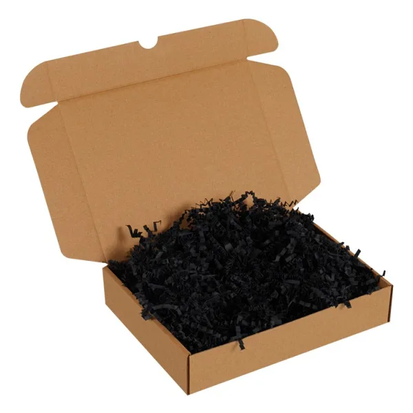 Packanya Siyah Kırpık Kağıt ( Zigzag Kağıt ) - 1 Kg