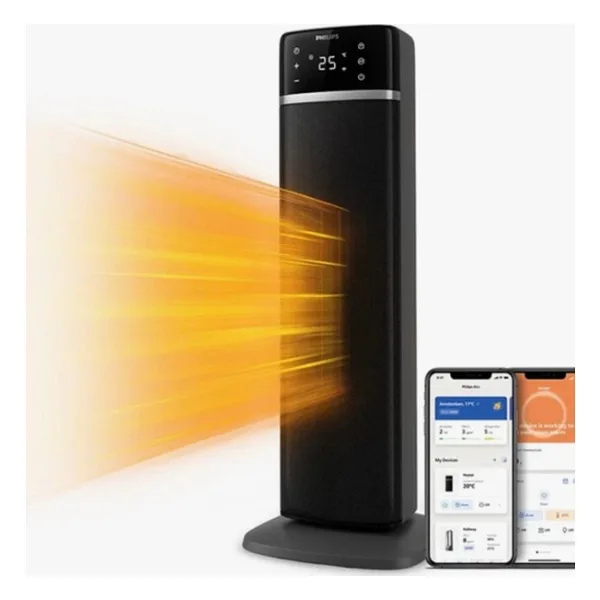 Philips 5000 Serisi Akıllı Kule Seramik Isıtıcı - Siyah