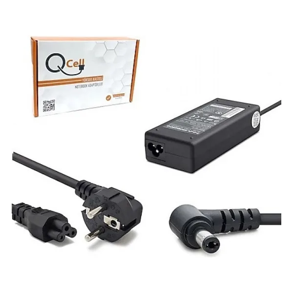 Qcell QBA-001 19V 4.74A Laptop Adaptör 5.5x2.5mm Uç 90W Standart Model