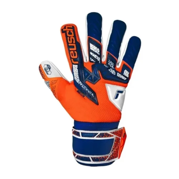 Reusch Attrakt Freegel Gold Nc Kaleci Eldiveni (Kemiksiz) 5570135-2500 8.5 - Turuncu - Mavi