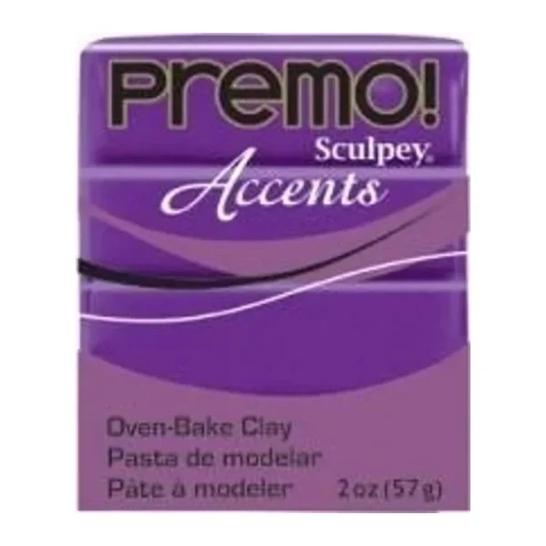 Sculpey Premo Accents Polimer Kil 57 gr 5031 Purple Pearl