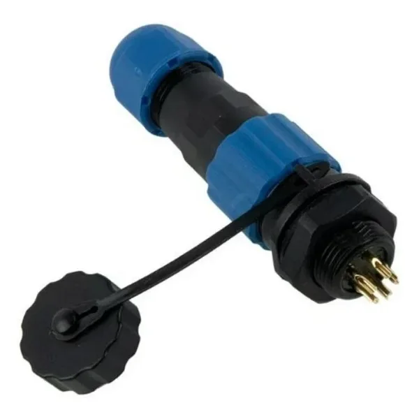SD13 6 Pin 13mm Su Geçirmez Konnektör Takımı - Panel Tipi
