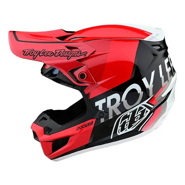 Smk Tld Se5 Composite Qualifier Cross Kask - Siyah-Kırmızı