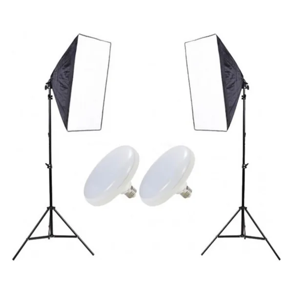 Soligor Softbox 50x70 Tek Duyulu Ledli Blogger Kit, Makeup Kit