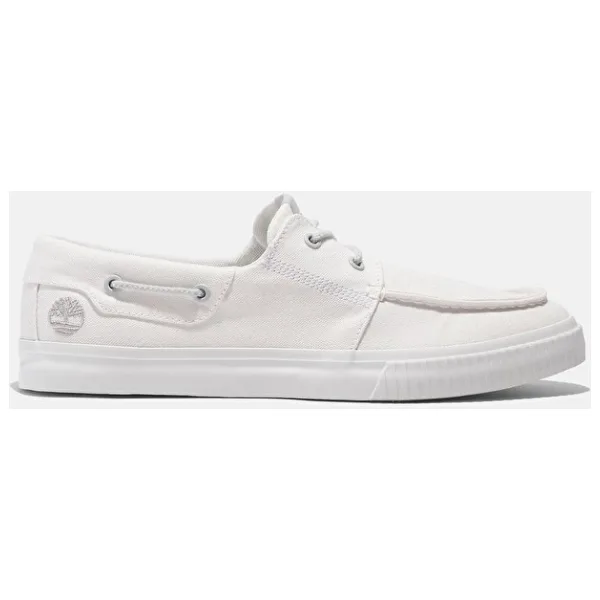 Timberland Tb0A67Nh Mylo Bay Low Lace Sneakers Beyaz Erkek Ayakkabı, TB0A67R1-ET71-WHITE CANVAS, 43