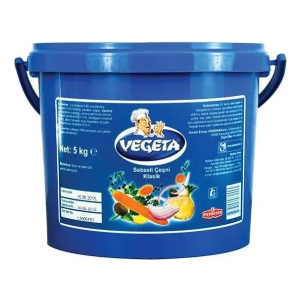 Vegeta Klasik Sebzeli Lezzet Artırıcı Baharat Çeşni 5 kg