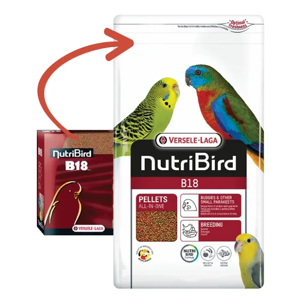 Versele Laga Nutribird B18 3 kg Muhabbet Kuşu Pelet Yem