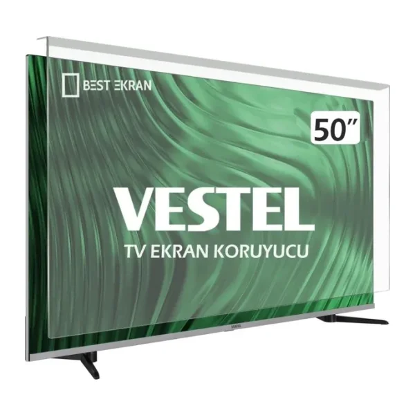 Vestel 50uv9750 Tv Ekran Koruyucu - Vestel 50" İnç 126 Cm 4k Ultra Hd Smart Vidaa Kırılmaz Ekran Koruyucu