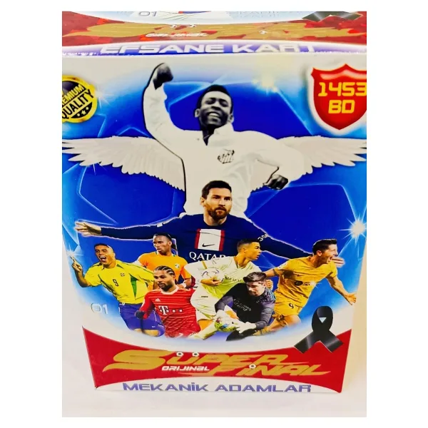 1453 Bd Süper Final Mekanik Adamlar En Son Seri Futbolcu Kartları 100 Paket 3'lü (300 Kart)