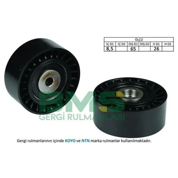 ALTERNATÖR GERGİ RULMANI TOUAREG-A4-A5-A6-A8-Q5-Q7 2.7-3.0TDI 2004 CGLC-BKS-BMK-BUN BMS-345 BMS-345