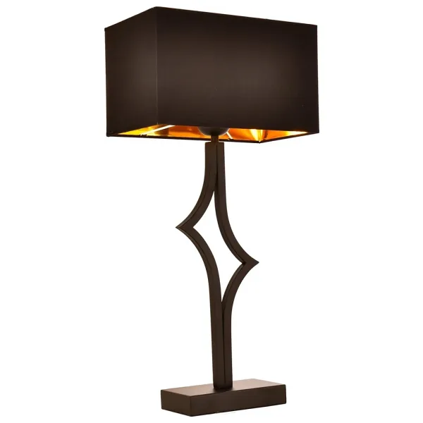 Avonni Ml-9148-1bsy Siyah Boya Masa Lambası E27 Metal Kumaş 30x18 Cm